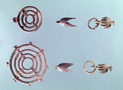 Selection of pendants by Iron Age